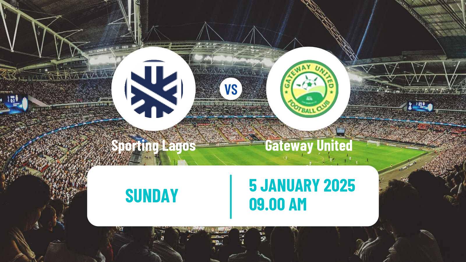 Soccer Nigerian National League Sporting Lagos - Gateway United