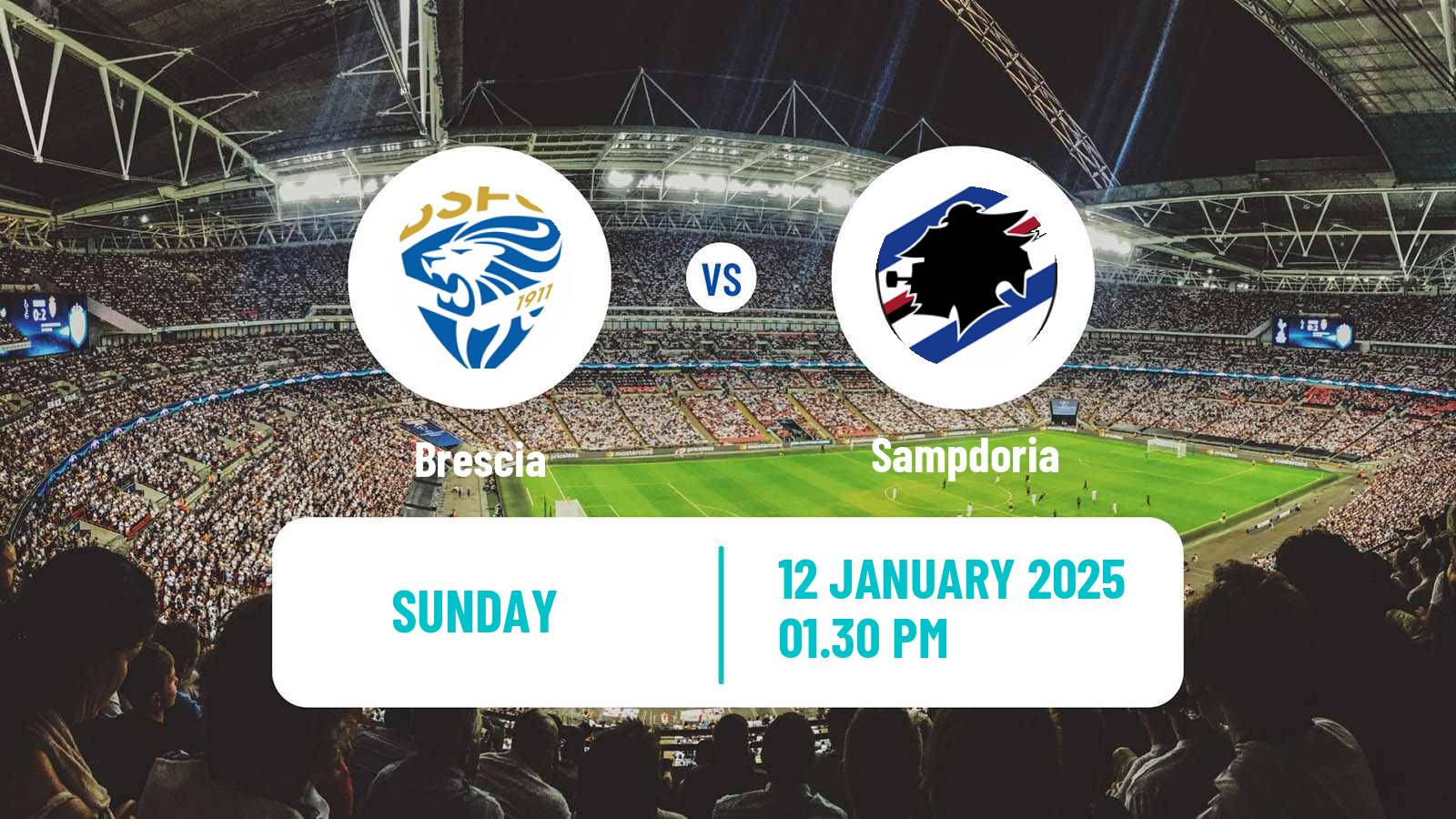 Soccer Italian Serie B Brescia - Sampdoria