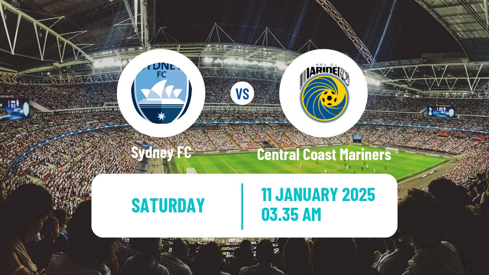 Soccer Australian A-League Sydney - Central Coast Mariners