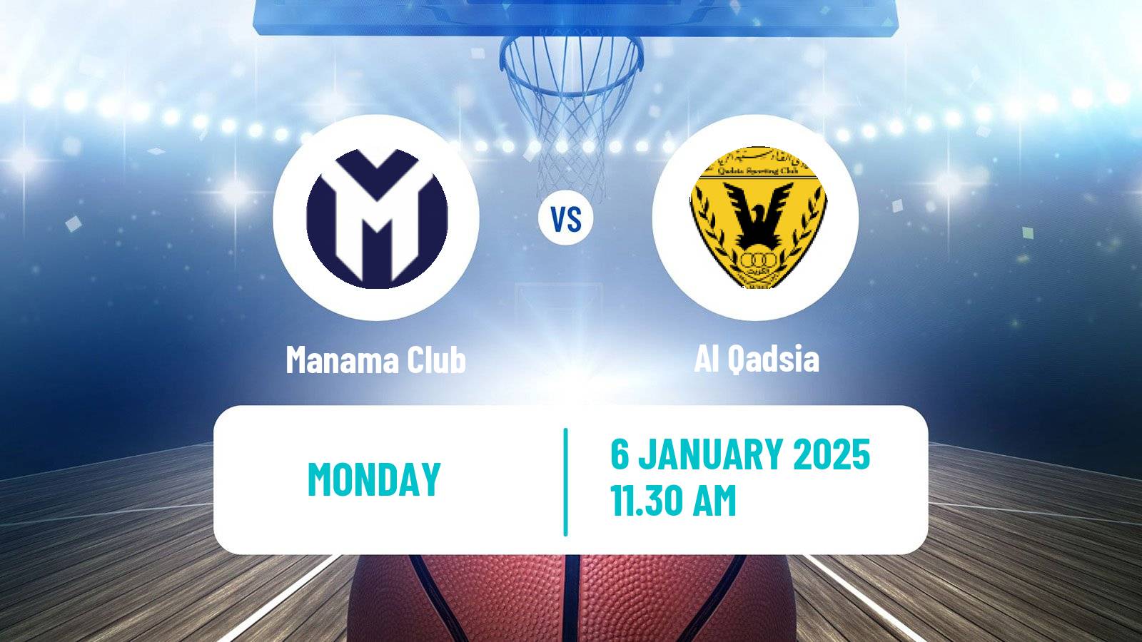 Basketball WASL Basketball Manama Club - Al Qadsia