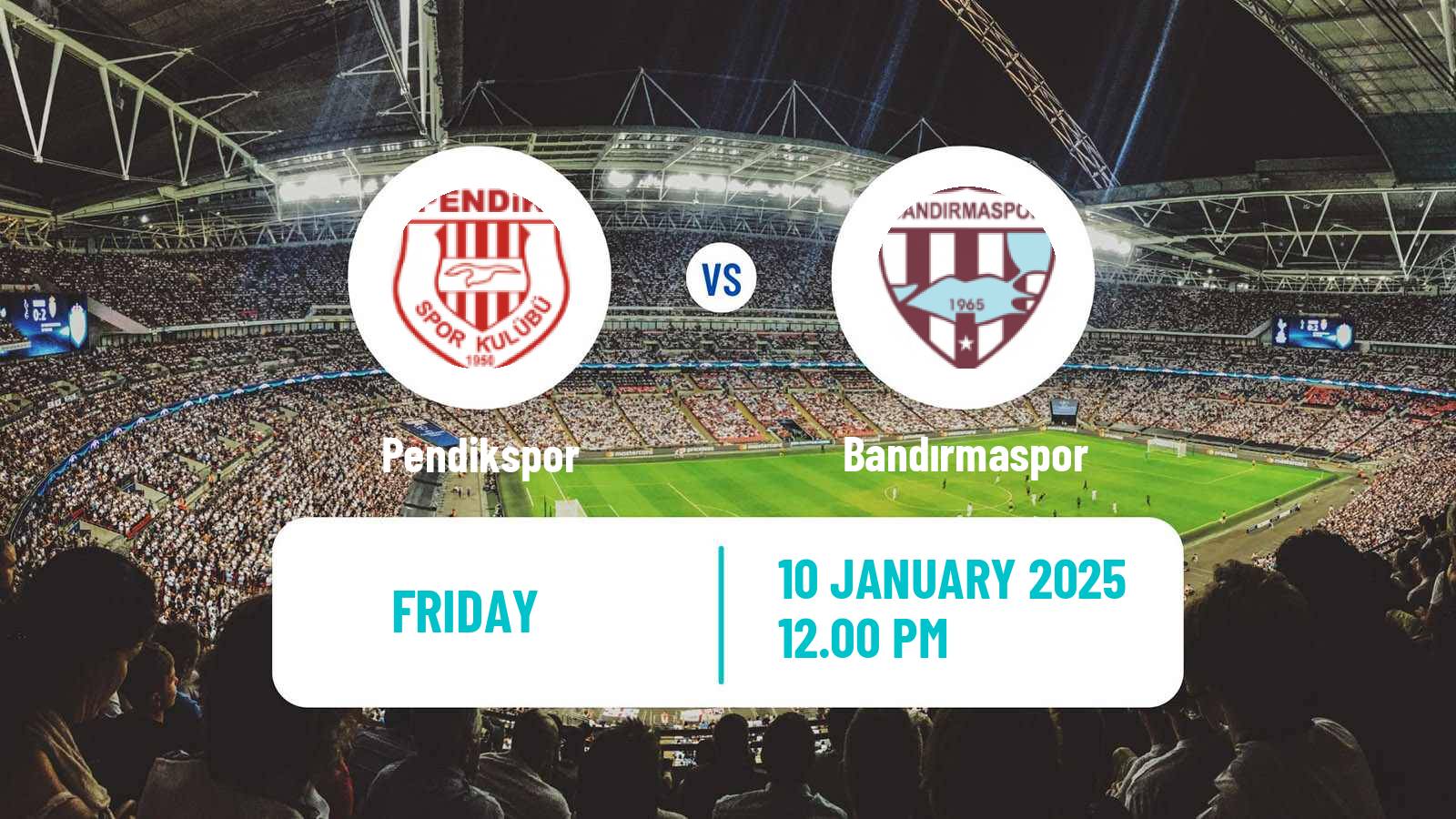 Soccer Turkish First League Pendikspor - Bandırmaspor