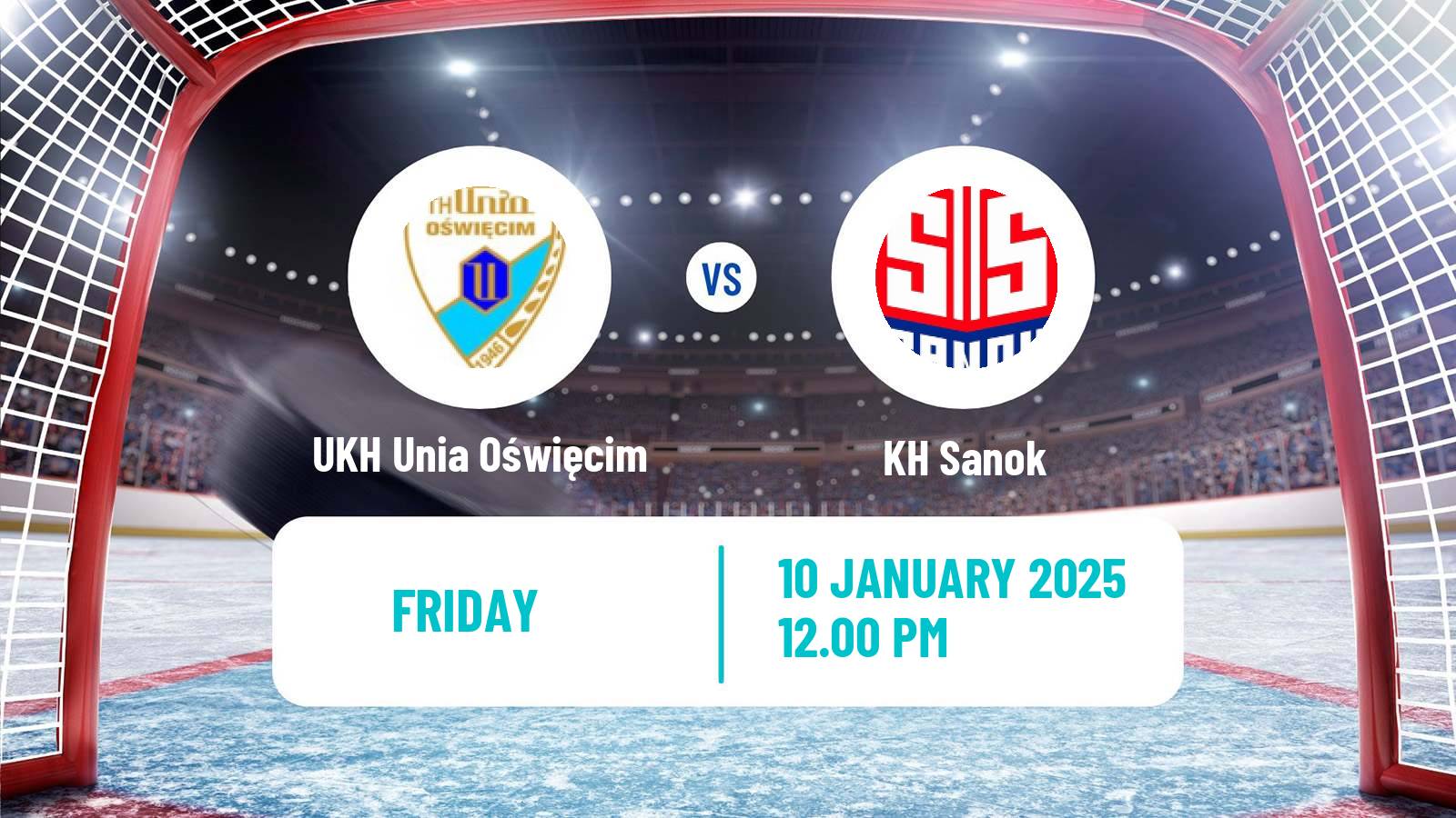 Hockey Polska Liga Hokejowa UKH Unia Oświęcim - KH Sanok