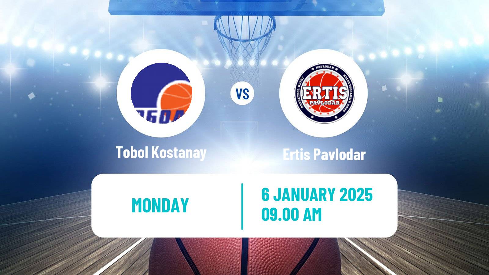 Basketball Kazakh National League Basketball Tobol Kostanay - Ertis Pavlodar