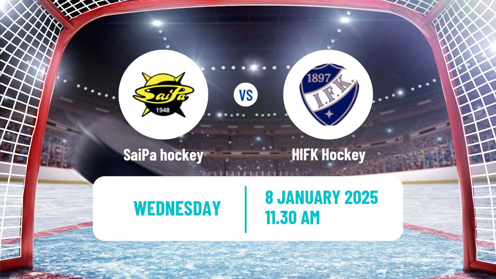 Hockey Finnish SM-liiga SaiPa - HIFK