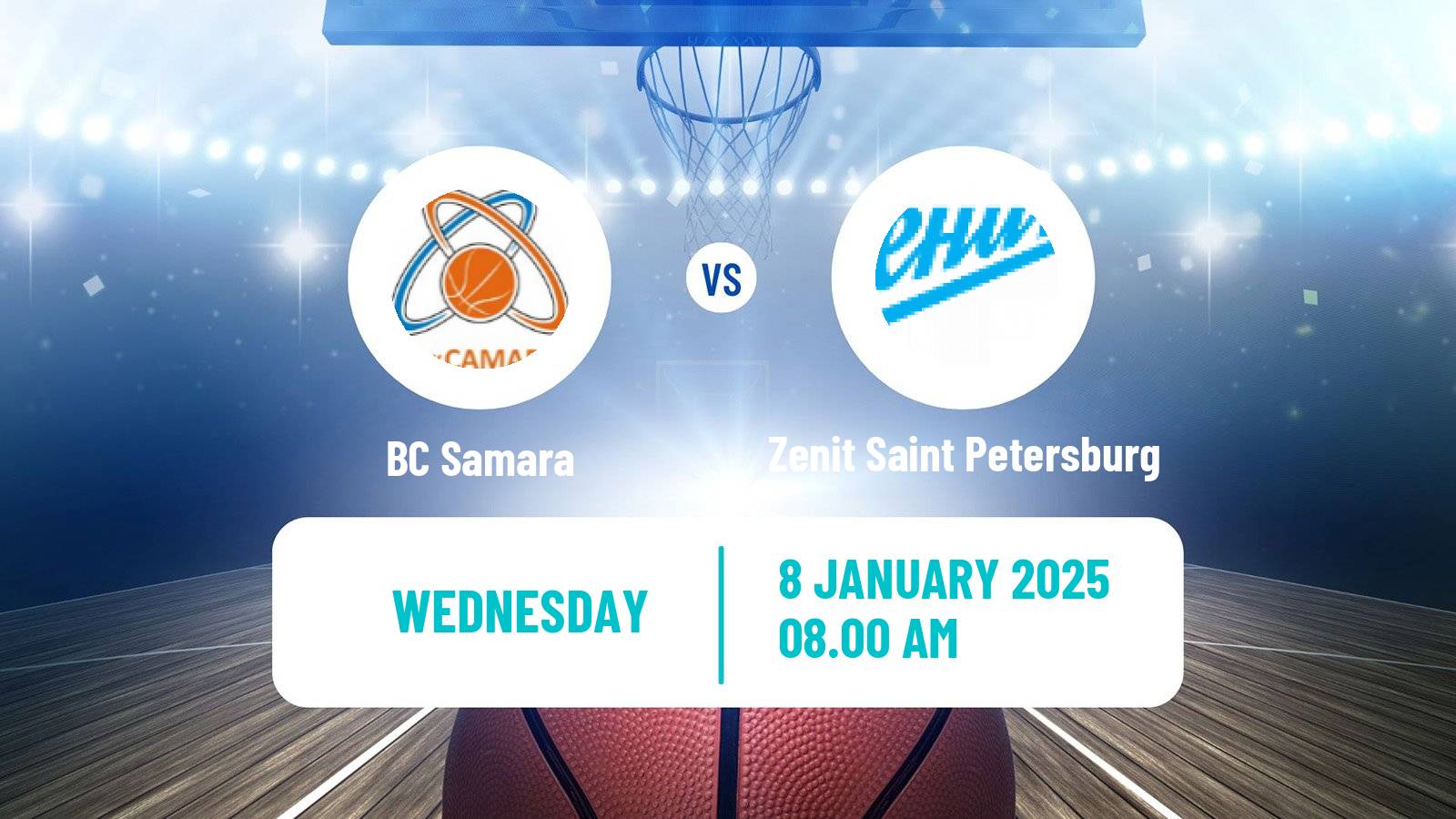 Basketball VTB United League Samara - Zenit Saint Petersburg