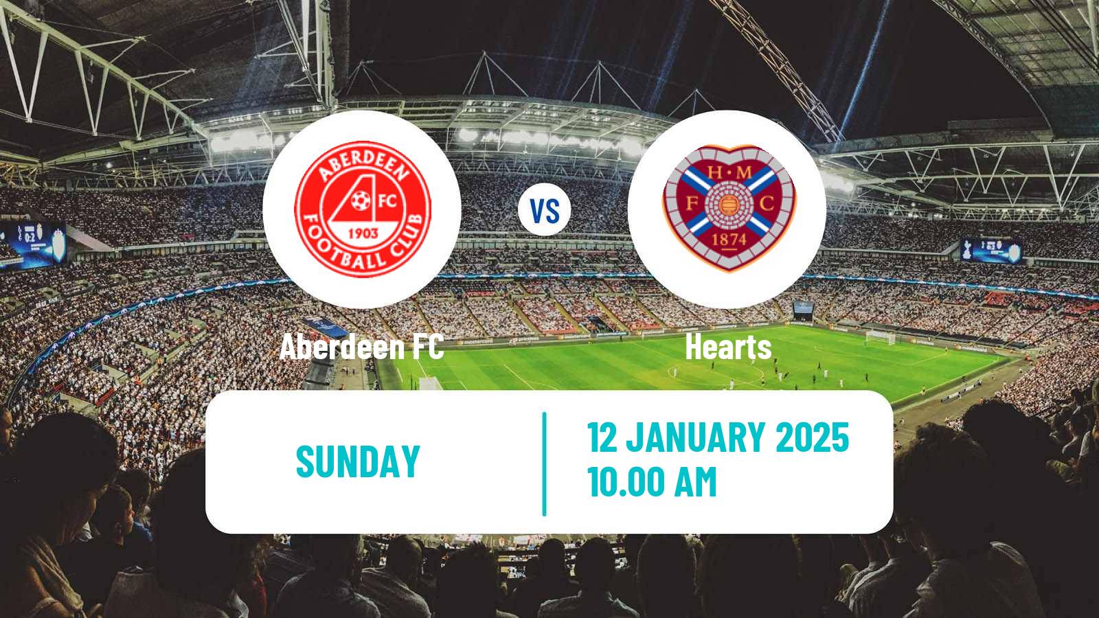 Soccer Scottish Premier League Aberdeen - Hearts