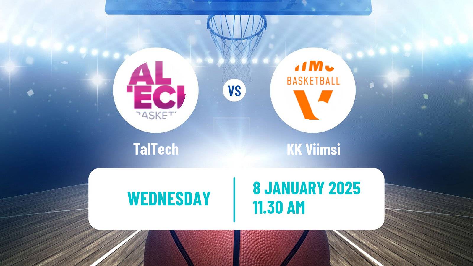 Basketball Estonian–Latvian Basketball League TalTech - Viimsi