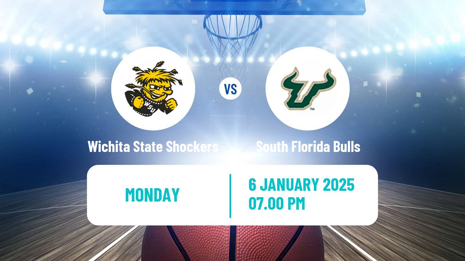 Basketball NCAA College Basketball Wichita State Shockers - South Florida Bulls