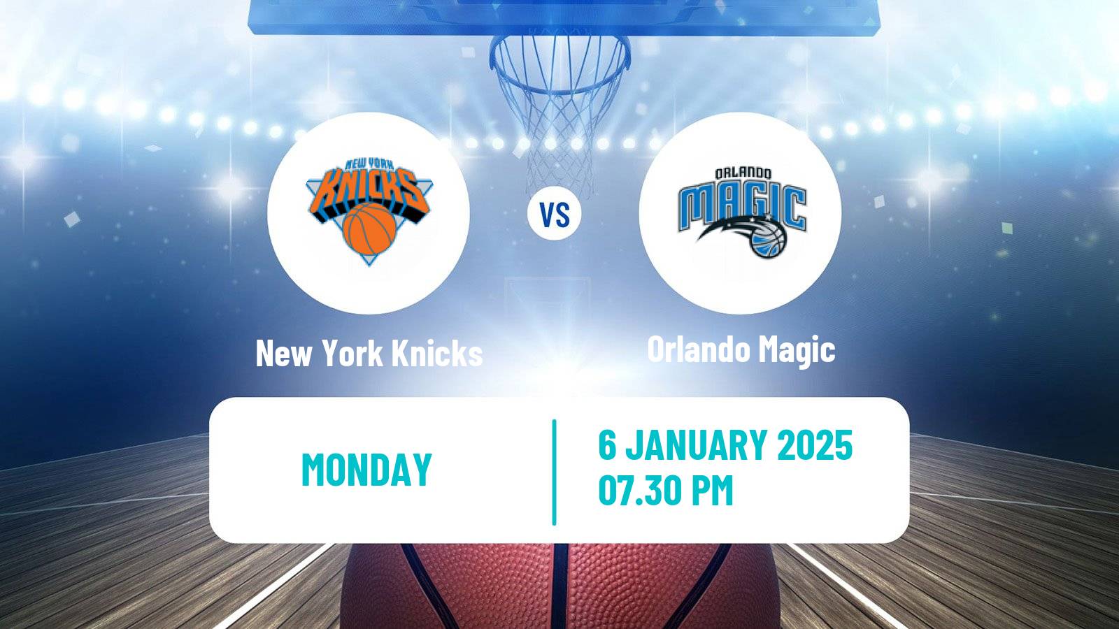 Basketball NBA New York Knicks - Orlando Magic