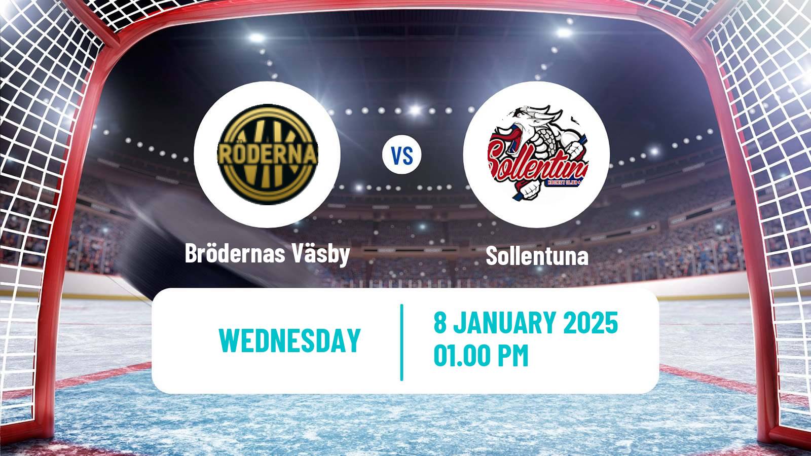 Hockey Swedish Hockey AllEttan Norra Brödernas Väsby - Sollentuna