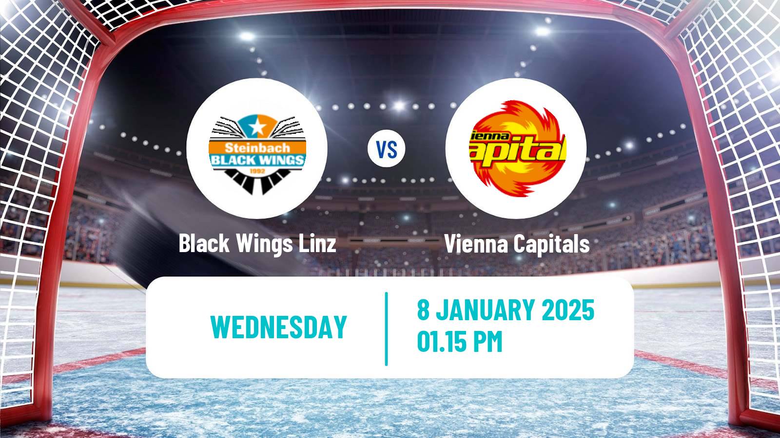 Hockey Austrian Ice Hockey League Black Wings Linz - Vienna Capitals