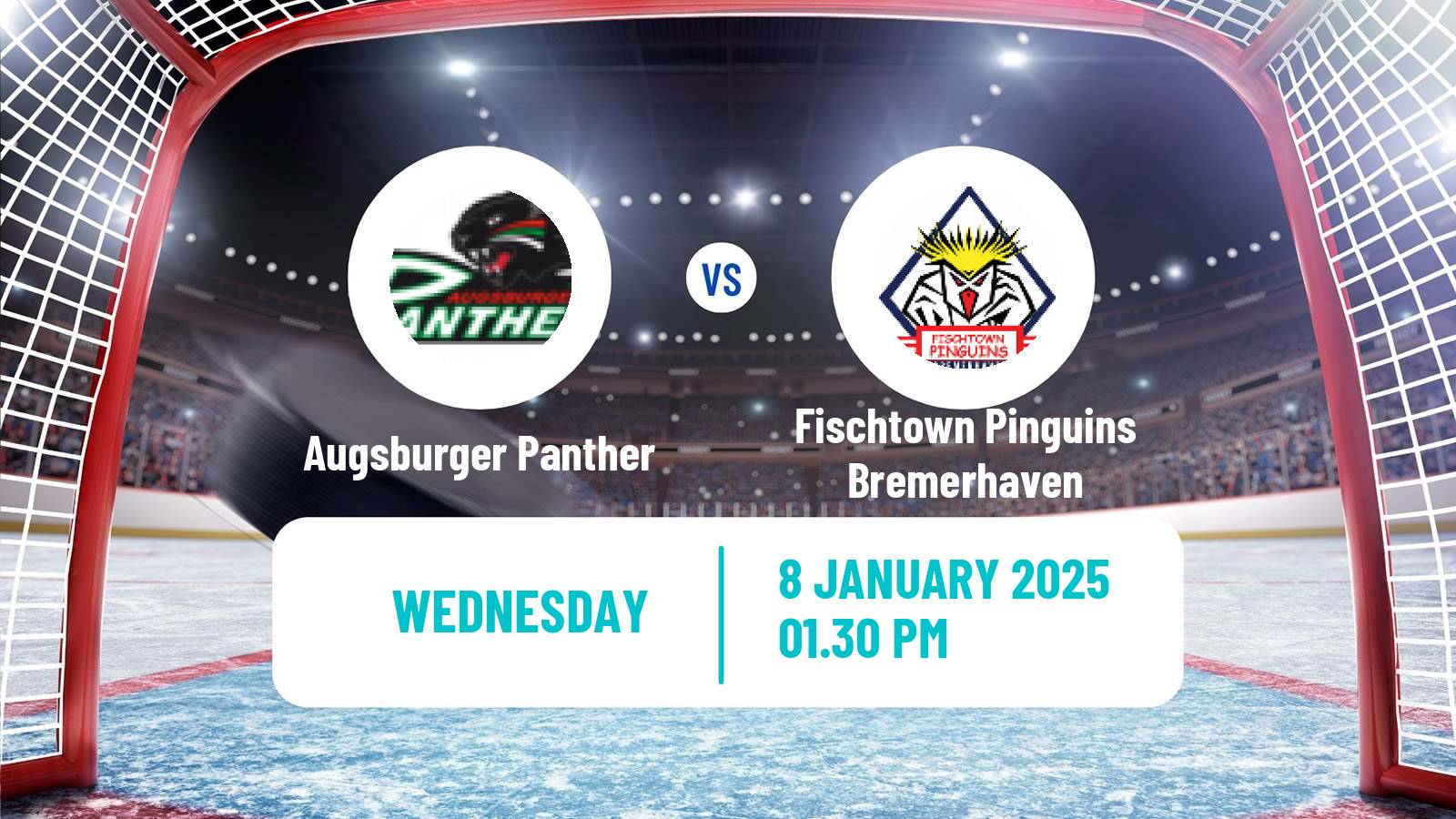 Hockey German Ice Hockey League Augsburger Panther - Fischtown Pinguins Bremerhaven