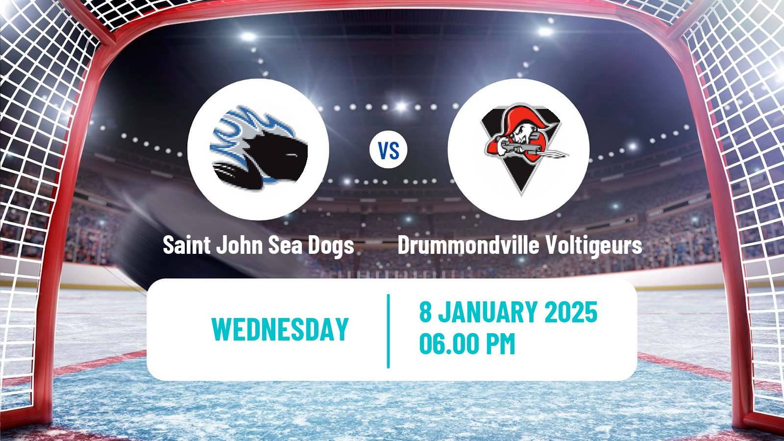 Hockey QMJHL Saint John Sea Dogs - Drummondville Voltigeurs