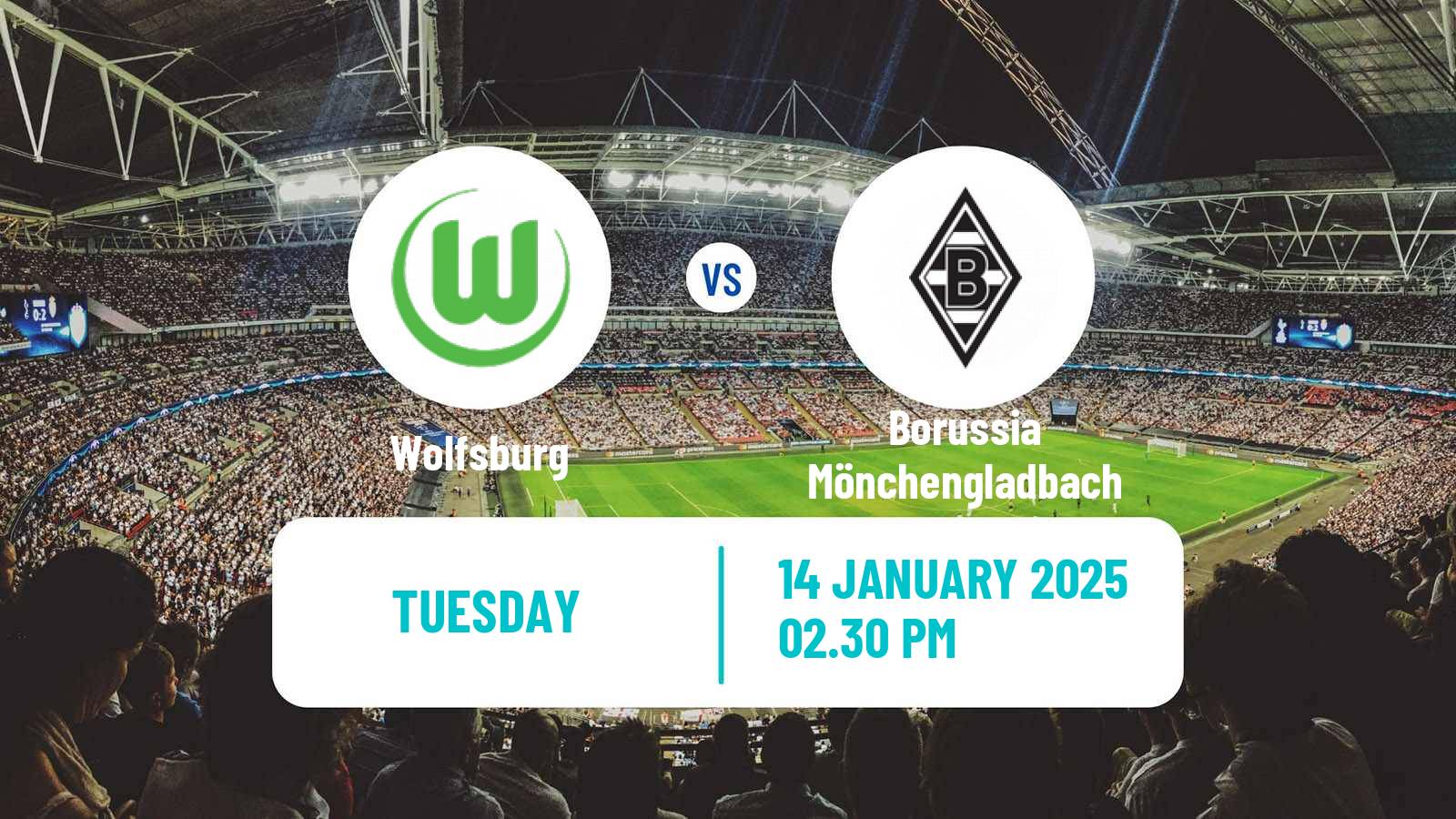 Soccer German Bundesliga Wolfsburg - Borussia Mönchengladbach