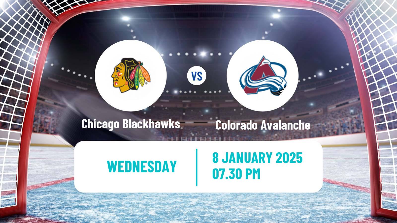 Hockey NHL Chicago Blackhawks - Colorado Avalanche