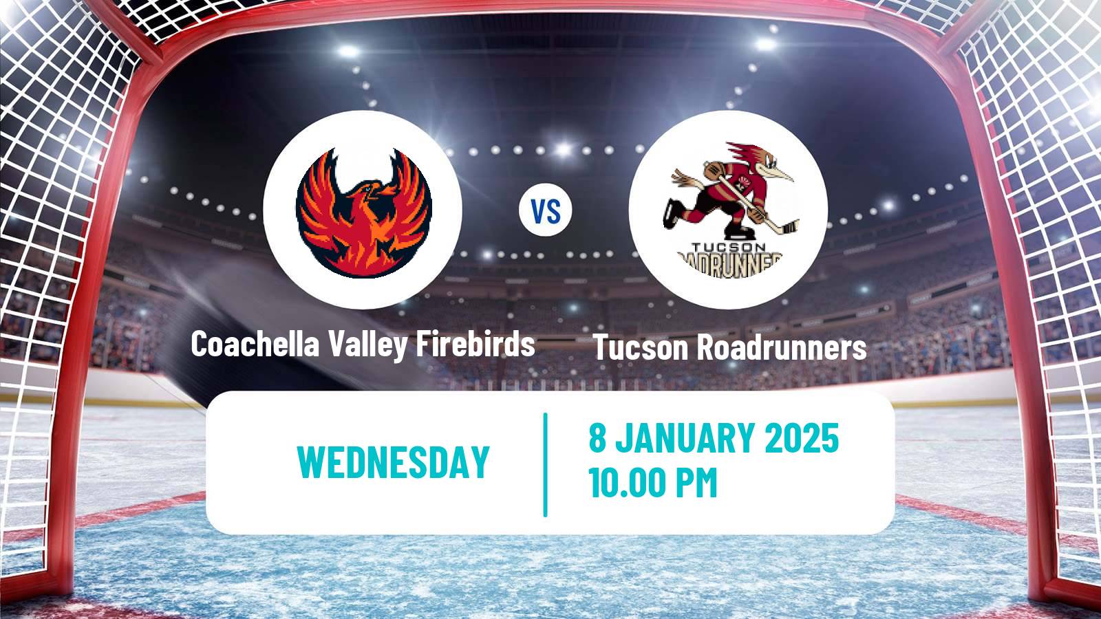 Hockey AHL Coachella Valley Firebirds - Tucson Roadrunners