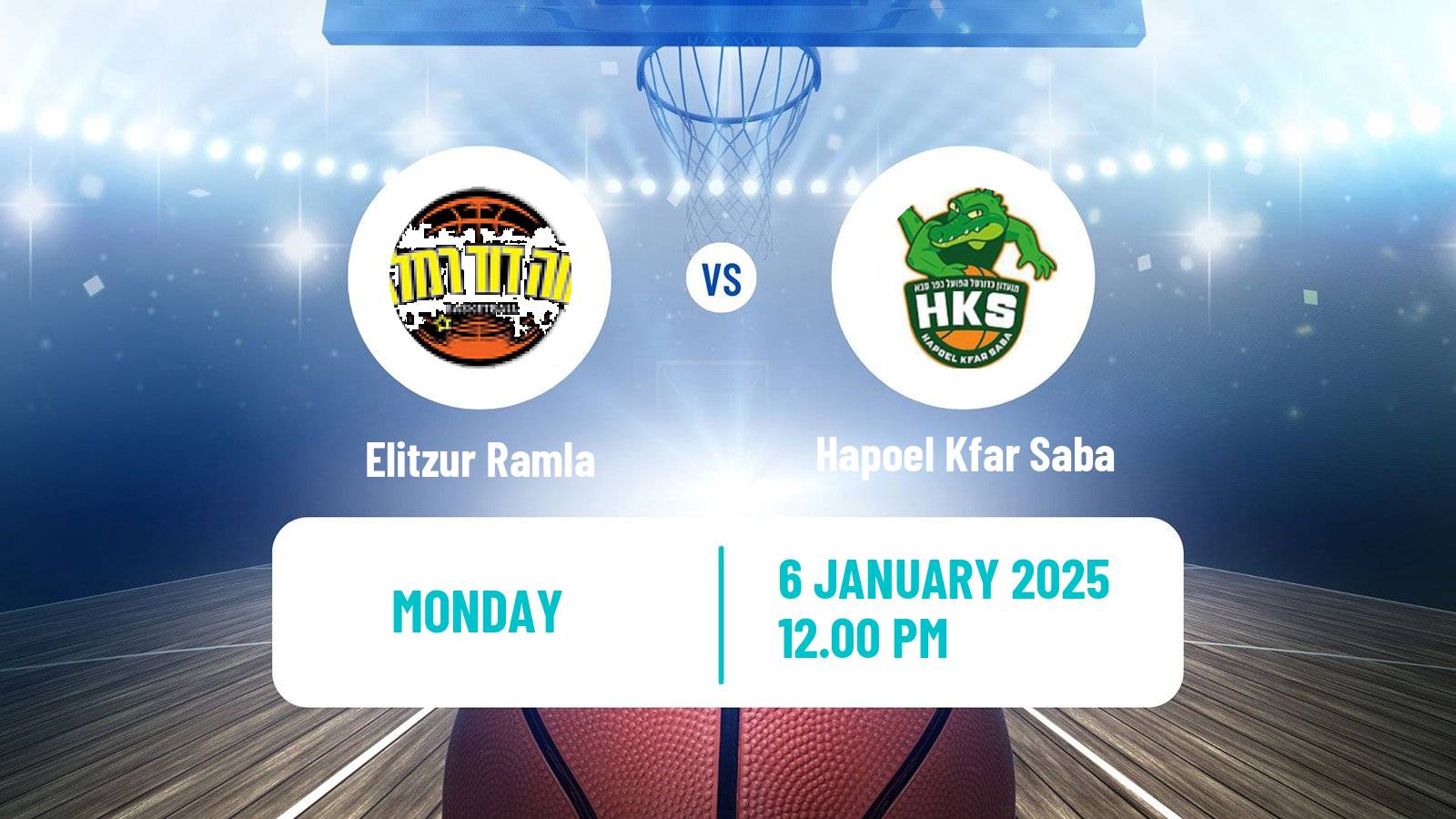 Basketball Israeli WBL Women Elitzur Ramla - Hapoel Kfar Saba