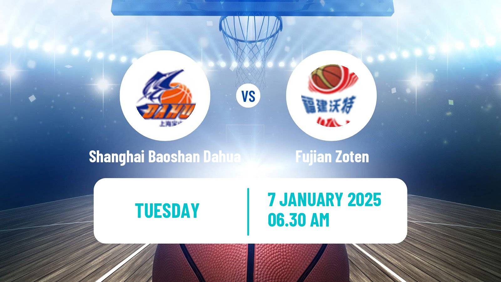 Basketball WCBA Shanghai Baoshan Dahua - Fujian Zoten