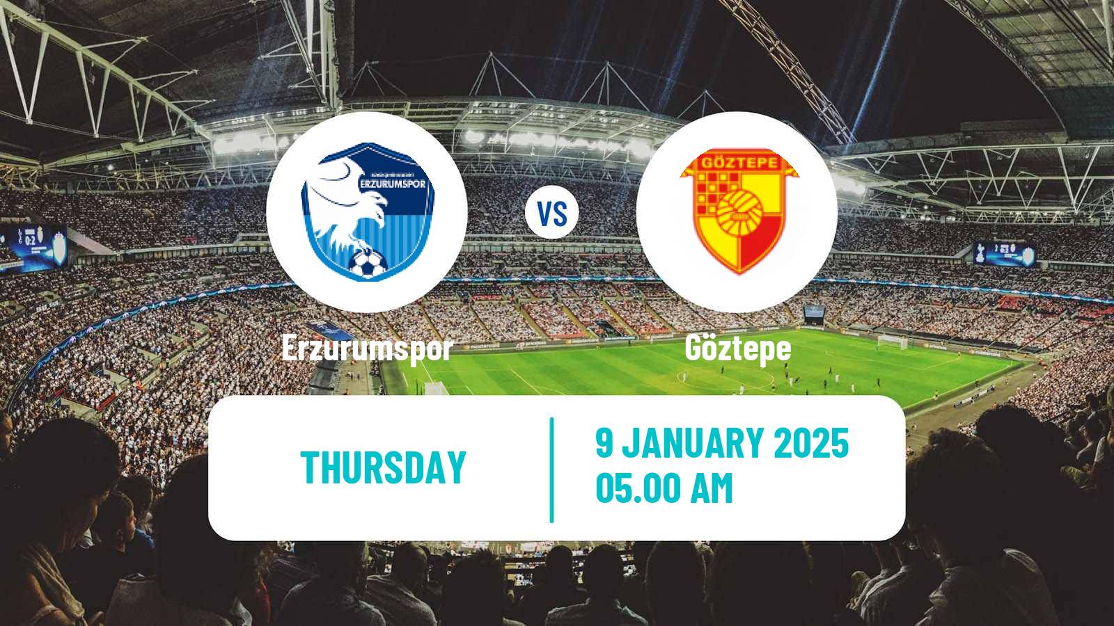 Soccer Turkish Cup Erzurumspor - Göztepe