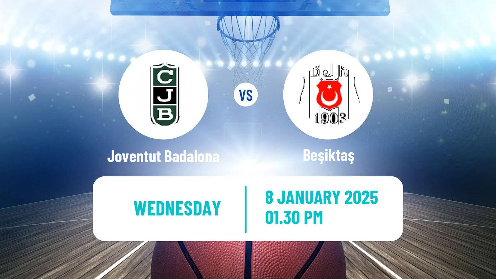 Basketball Eurocup Joventut Badalona - Beşiktaş