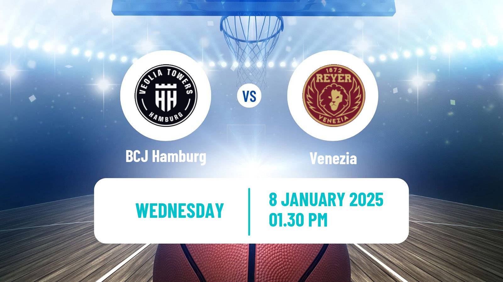 Basketball Eurocup BCJ Hamburg - Venezia