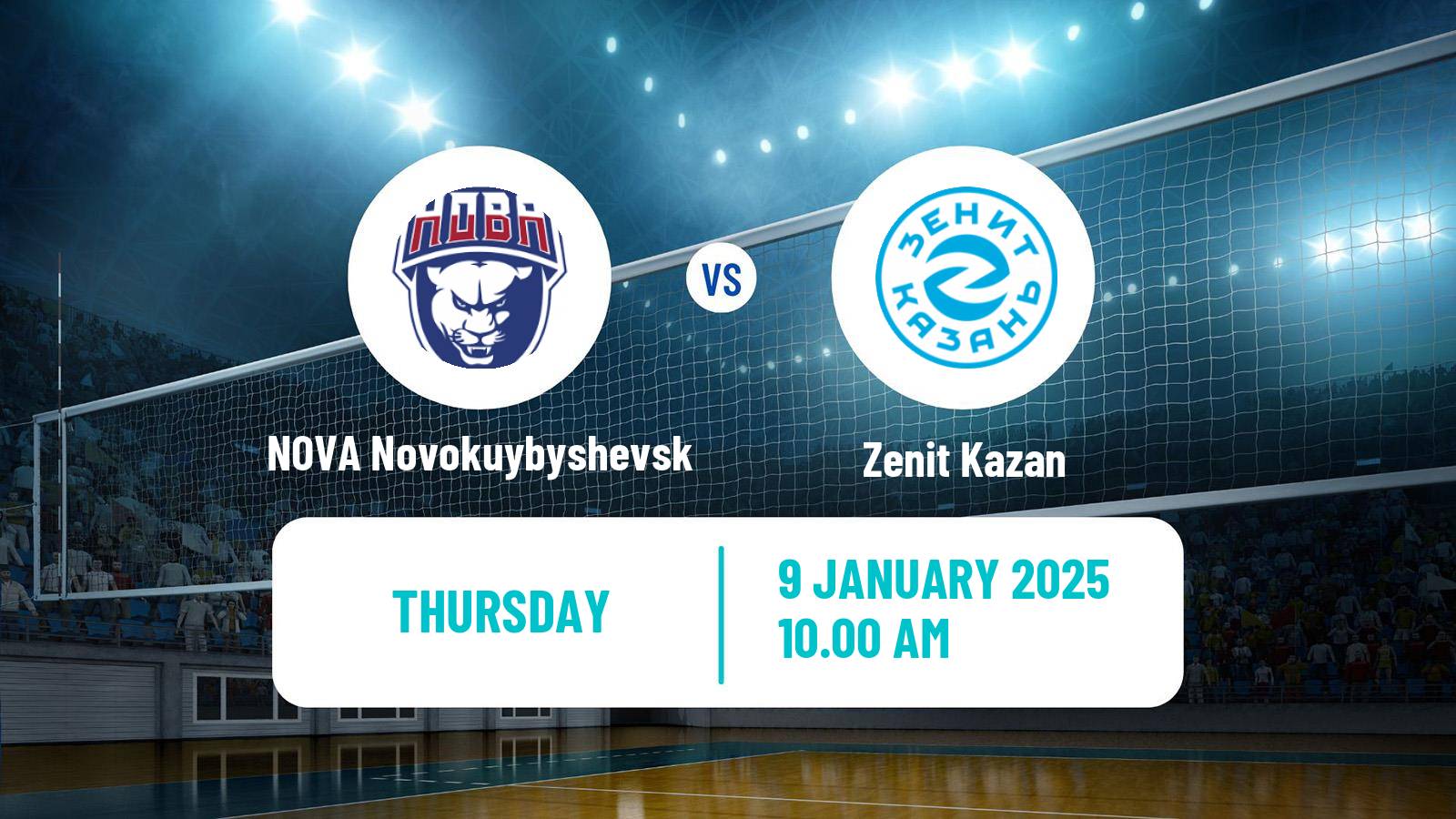 Volleyball Russian Super League Volleyball NOVA Novokuybyshevsk - Zenit Kazan