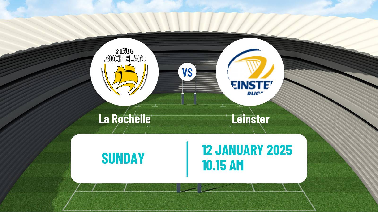 Rugby union European Rugby Champions Cup La Rochelle - Leinster