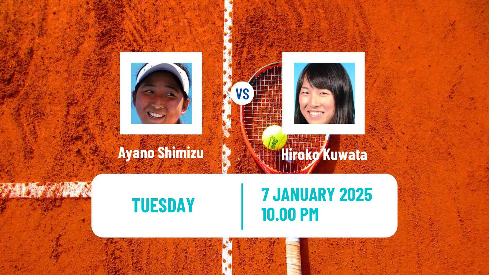 Tennis ITF W75 Nonthaburi 2 Women Ayano Shimizu - Hiroko Kuwata