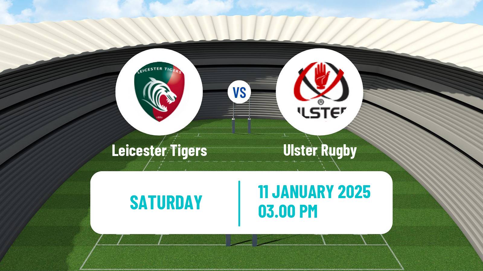 Rugby union European Rugby Champions Cup Leicester Tigers - Ulster