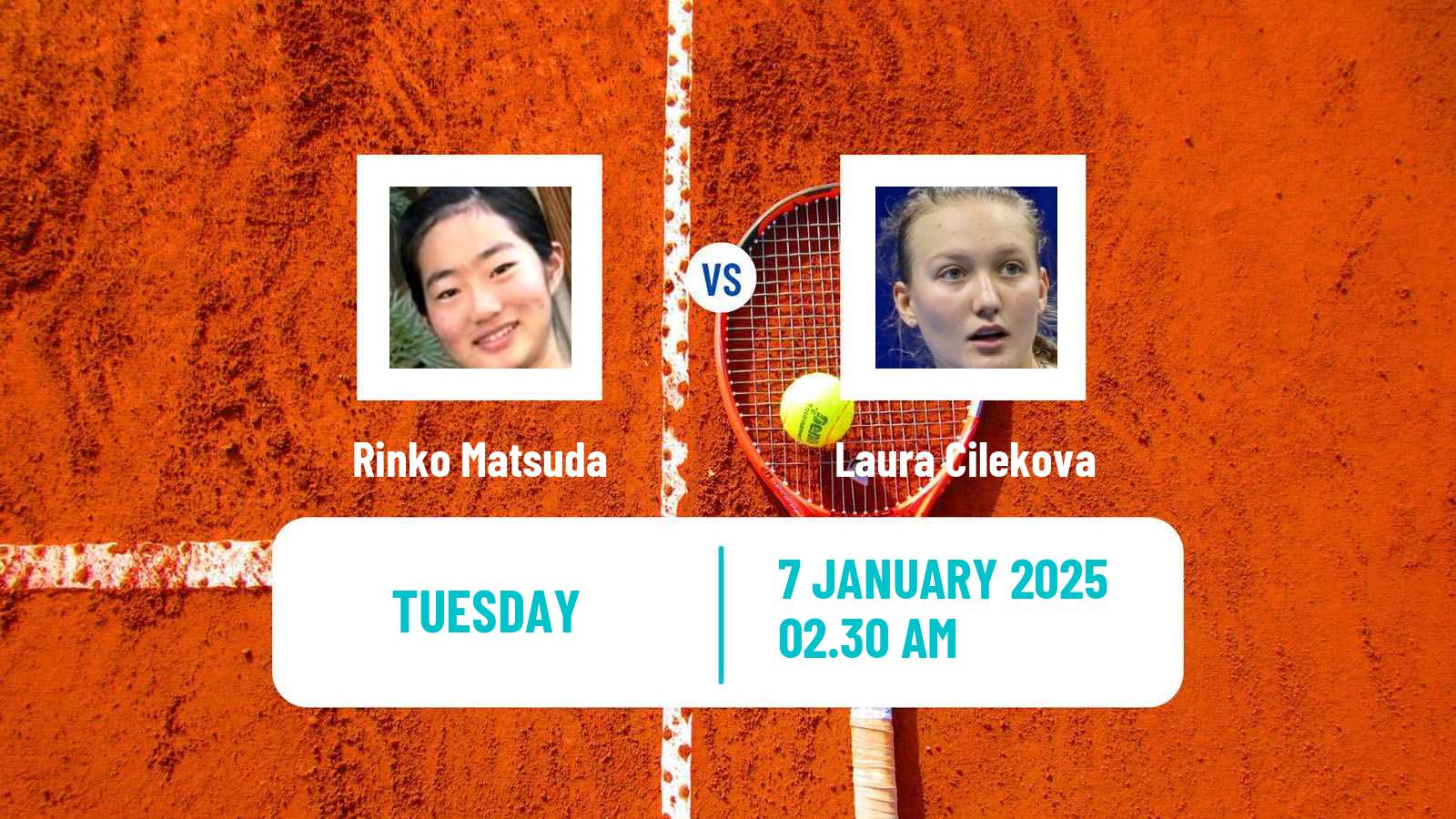 Tennis ITF W15 Antalya Women Rinko Matsuda - Laura Cilekova