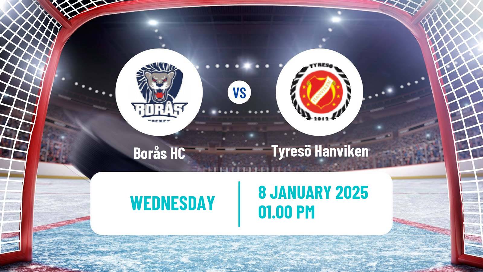 Hockey Swedish Hockey AllEttan Södra Borås - Tyresö Hanviken