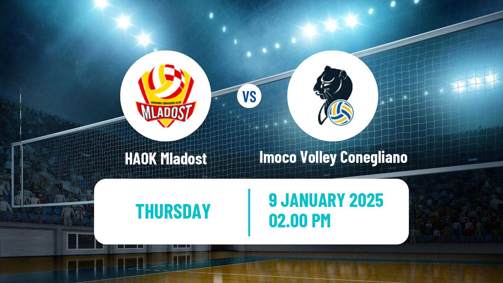 Volleyball CEV Champions League Women HAOK Mladost - Imoco Volley Conegliano