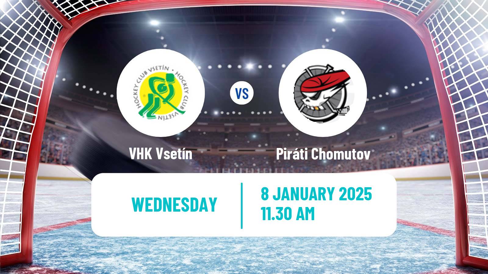 Hockey Czech Chance Liga Vsetín - Piráti Chomutov