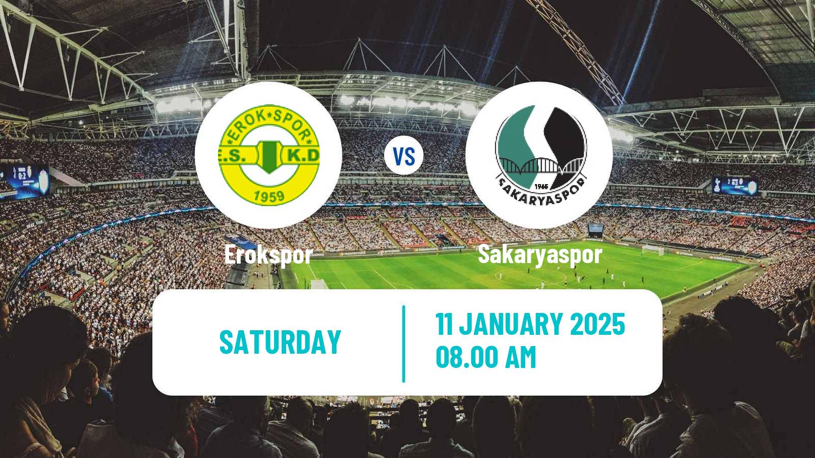 Soccer Turkish First League Erokspor - Sakaryaspor