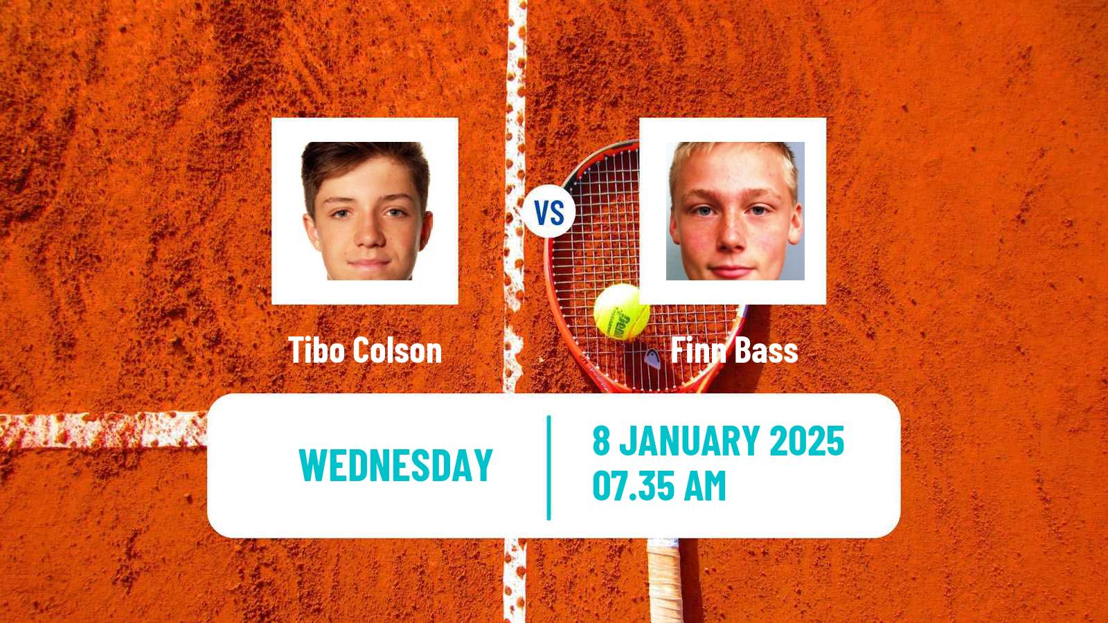 Tennis ITF M15 Oslo Men Tibo Colson - Finn Bass