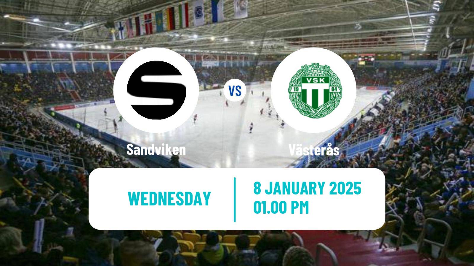 Bandy Swedish Elitserien Bandy Sandviken - Västerås