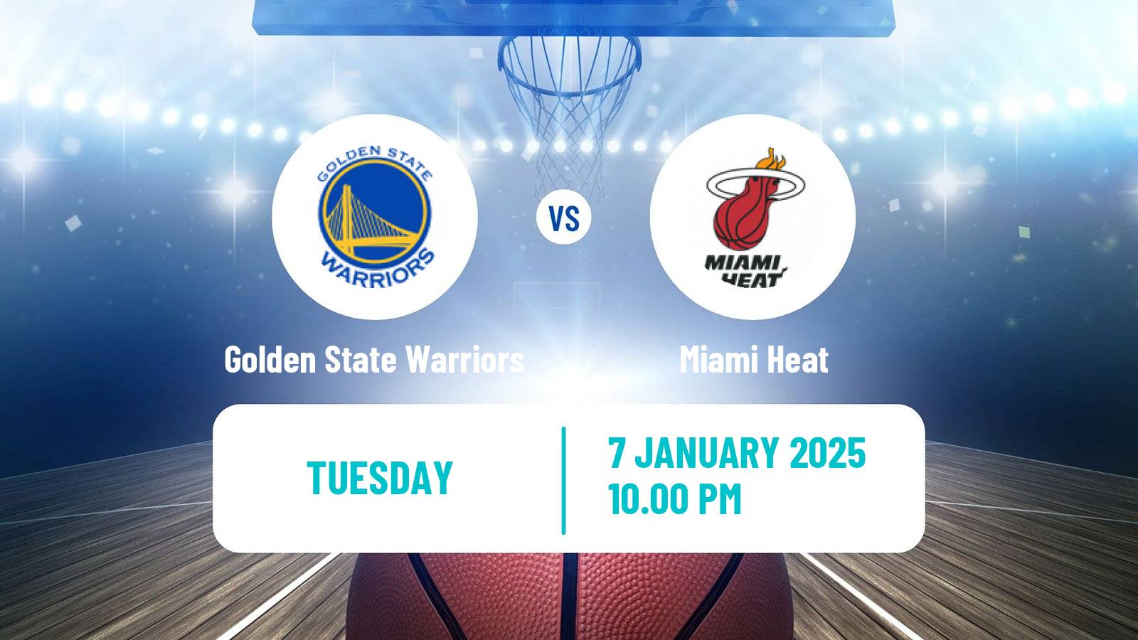 Basketball NBA Golden State Warriors - Miami Heat