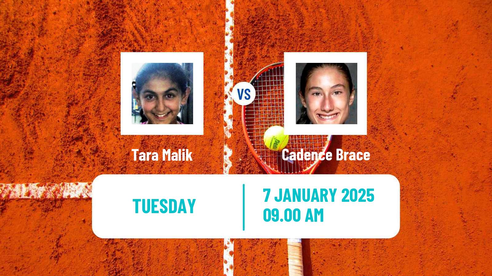 Tennis ITF W35 Le Lamentin Women Tara Malik - Cadence Brace