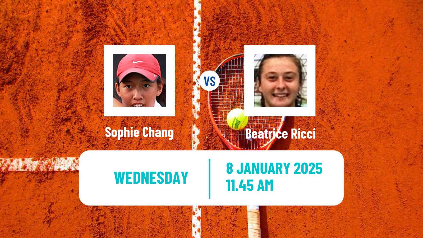 Tennis ITF W35 Naples Fl Women Sophie Chang - Beatrice Ricci