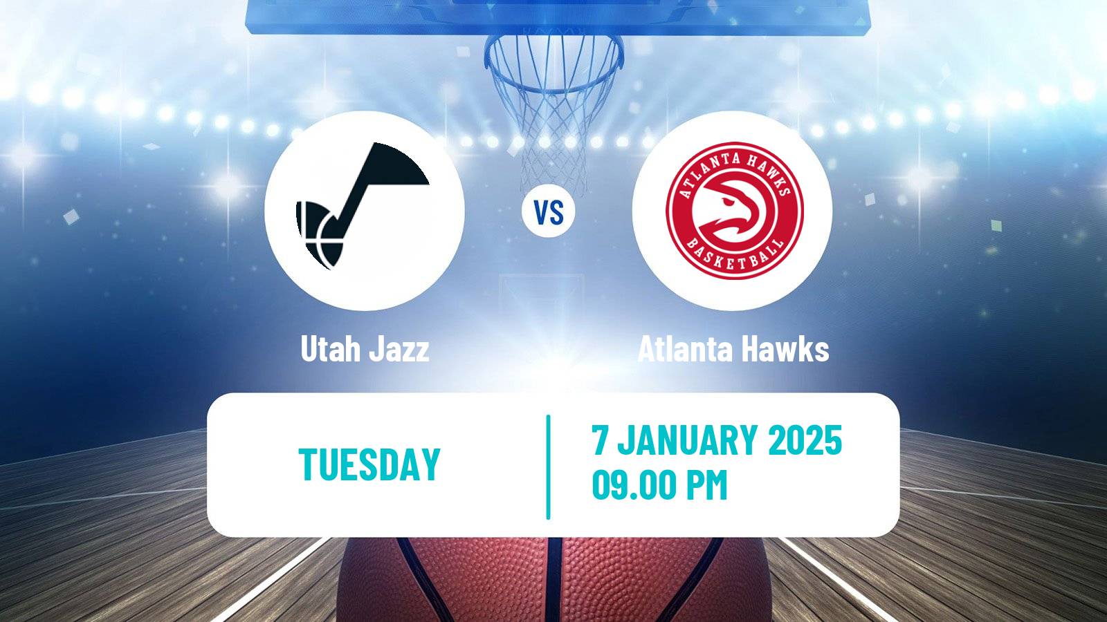 Basketball NBA Utah Jazz - Atlanta Hawks