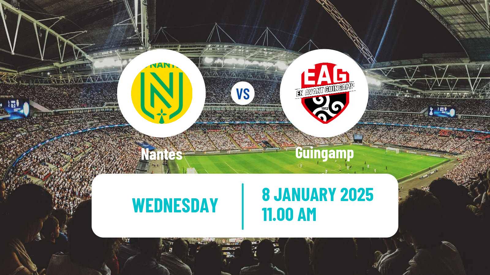 Soccer French Division 1 Women Nantes - Guingamp