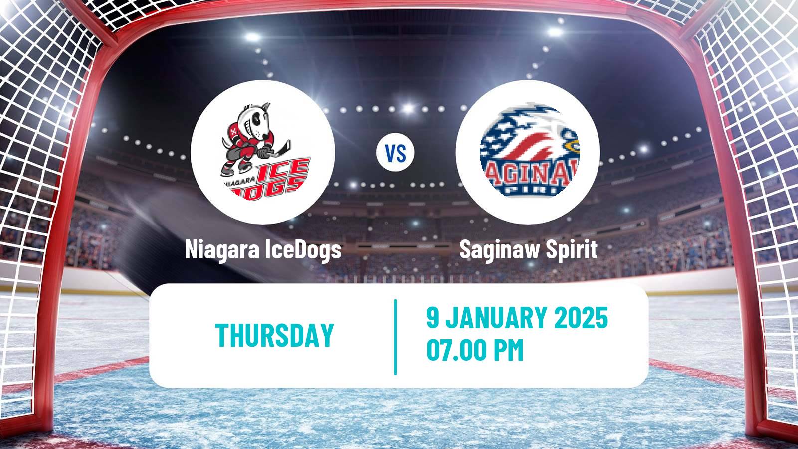 Hockey OHL Niagara IceDogs - Saginaw Spirit