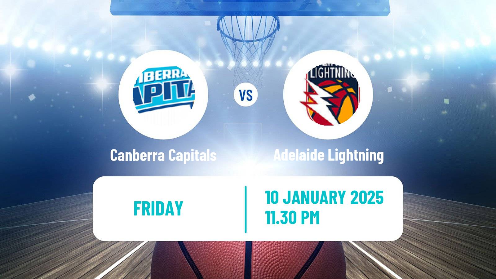 Basketball Australian WNBL Canberra Capitals - Adelaide Lightning