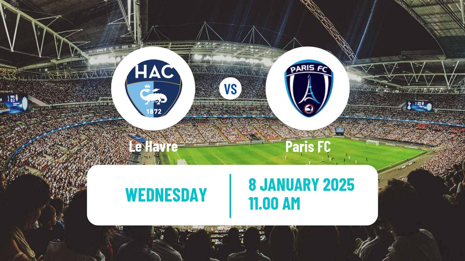 Soccer French Division 1 Women Le Havre - Paris FC