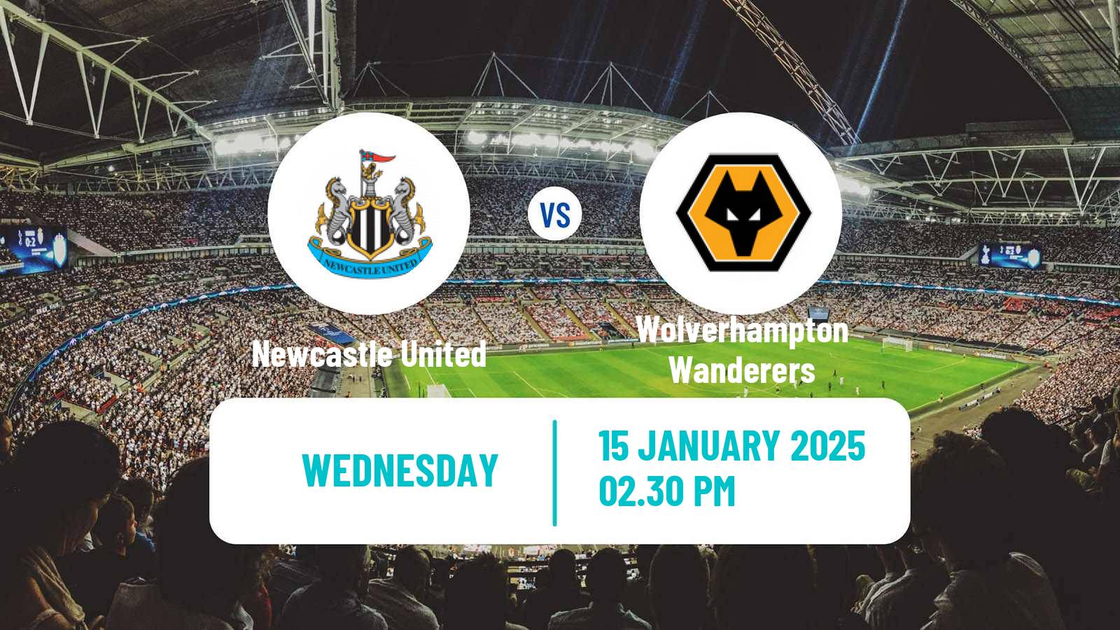 Soccer English Premier League Newcastle United - Wolverhampton Wanderers