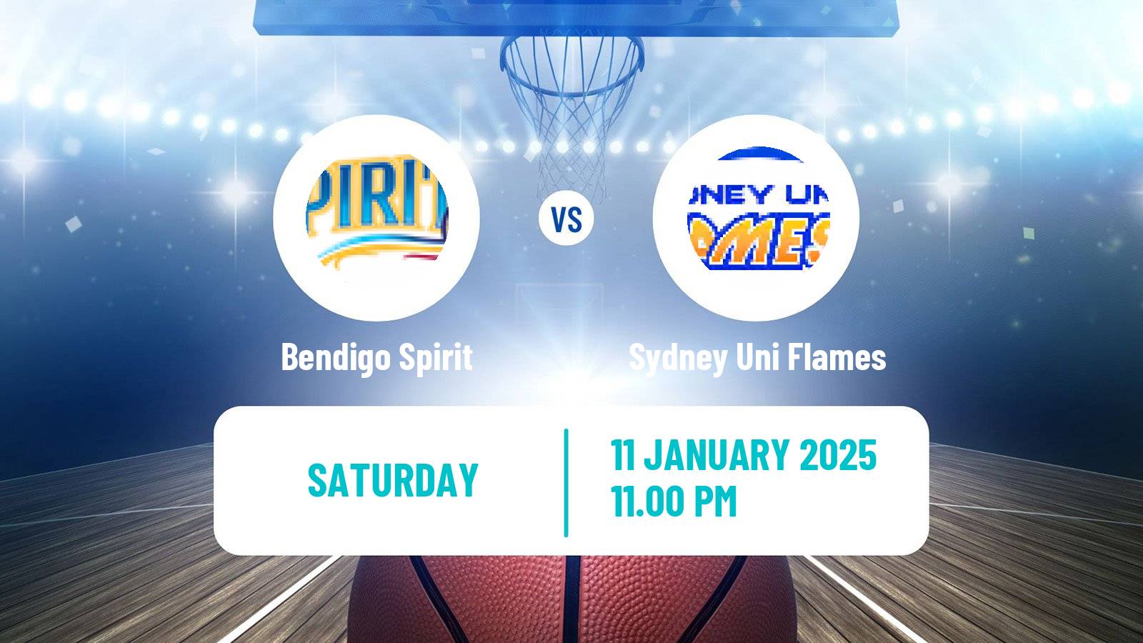 Basketball Australian WNBL Bendigo Spirit - Sydney Uni Flames