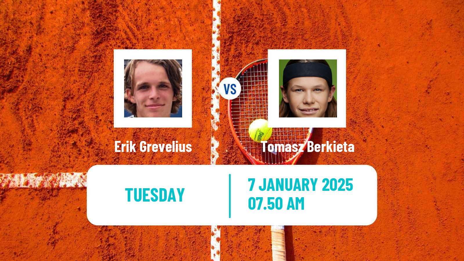 Tennis ITF M15 Oslo Men Erik Grevelius - Tomasz Berkieta