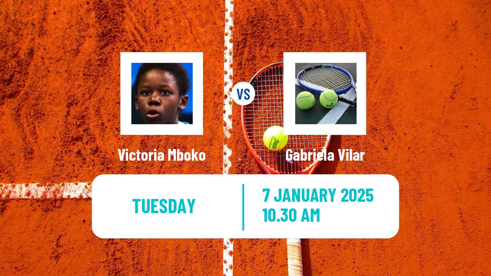 Tennis ITF W35 Le Lamentin Women Victoria Mboko - Gabriela Vilar