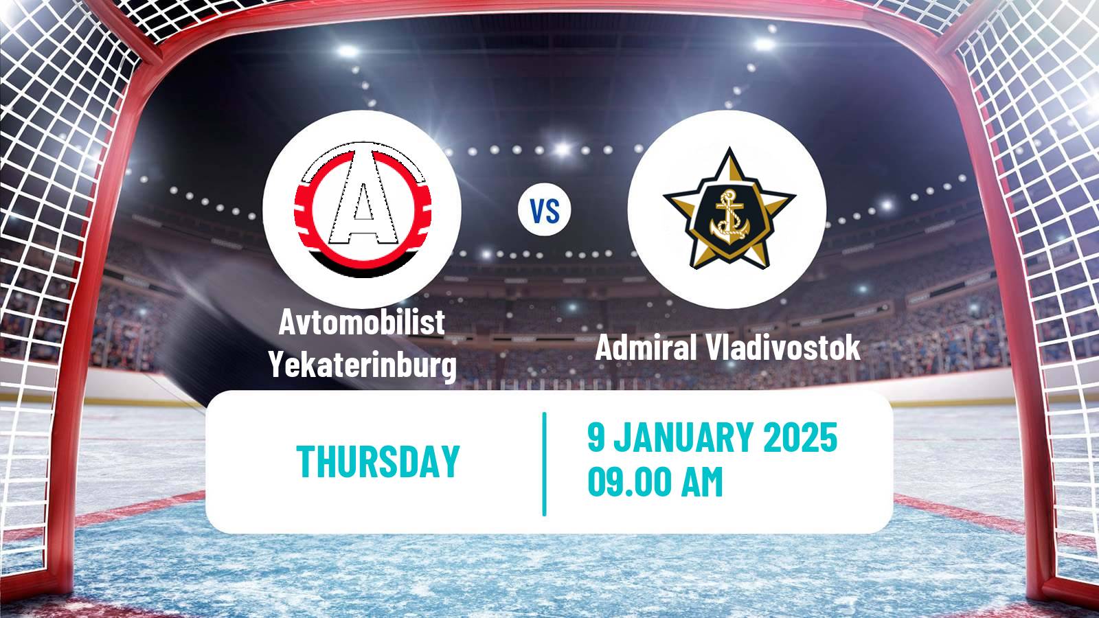 Hockey KHL Avtomobilist Yekaterinburg - Admiral Vladivostok