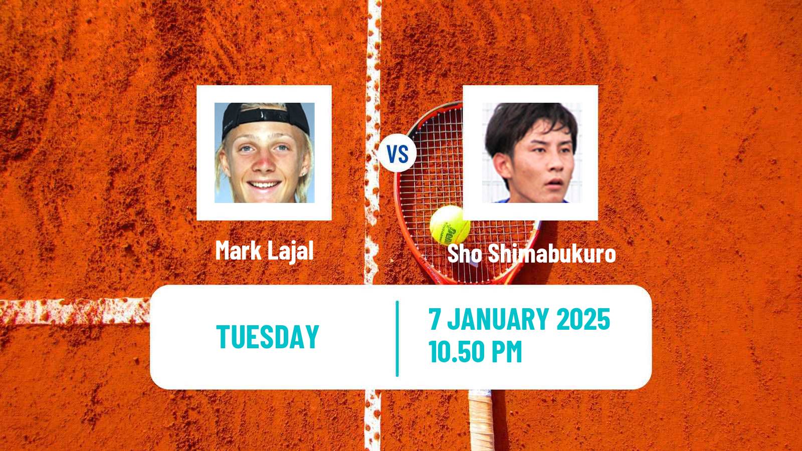 Tennis ATP Australian Open Mark Lajal - Sho Shimabukuro